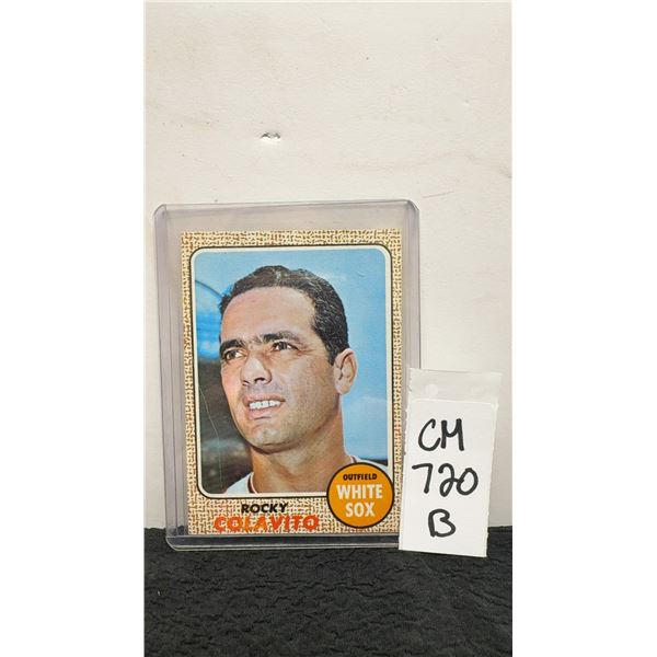 1968 Topps Rocky Colavito Baseball Card