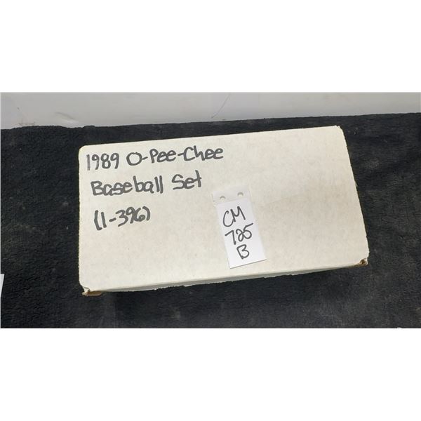 Complete 1989 O-Pee-Chee Baseball Set