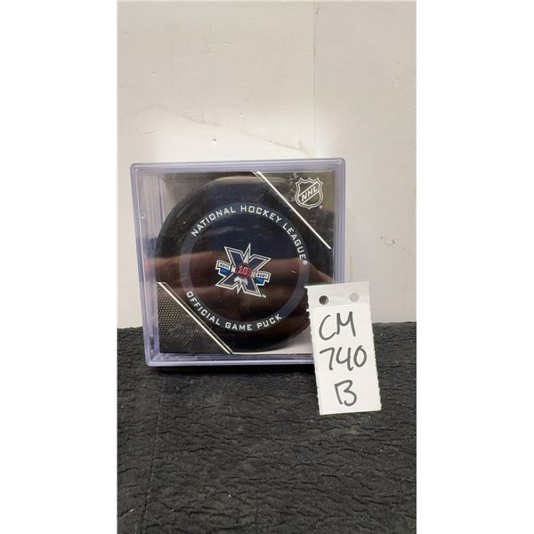 Winnipeg Jets 10th Anniversary Official Game Puck