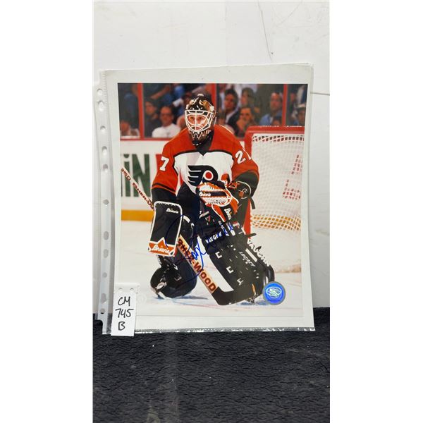 Signed Ron Hextall Philadelphia Flyers 8 x 10