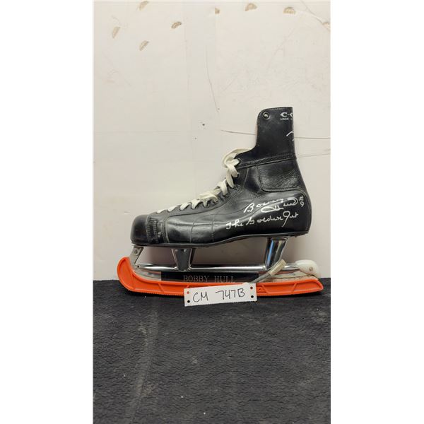 Signed Bobby Hull Vintage Skate