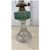 Image 7 : Collection of Four Vintage Oil Lamps Including Victorian Pressed Glass and More