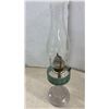 Image 8 : Collection of Four Vintage Oil Lamps Including Victorian Pressed Glass and More