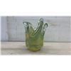 Image 10 : Vintage Art Glass Collection Including Twisted Stem Goblet, Bud Vases, and More, Tallest 17 1/2"