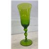 Image 12 : Vintage Art Glass Collection Including Twisted Stem Goblet, Bud Vases, and More, Tallest 17 1/2"
