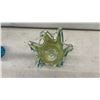 Image 9 : Vintage Art Glass Collection Including Twisted Stem Goblet, Bud Vases, and More, Tallest 17 1/2"