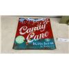 Image 5 : Candy Cane Kitchen and Bakery Decorative Plate and Vintage Art Deco Style Picture Frame