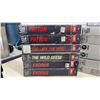 Image 3 : Collection of 46 War VHS Movies: Patton, Catch-22, The Mission, El Cid, and 2-Sided Schwarzenegger
