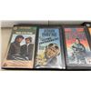 Image 6 : Collection of 46 War VHS Movies: Patton, Catch-22, The Mission, El Cid, and 2-Sided Schwarzenegger