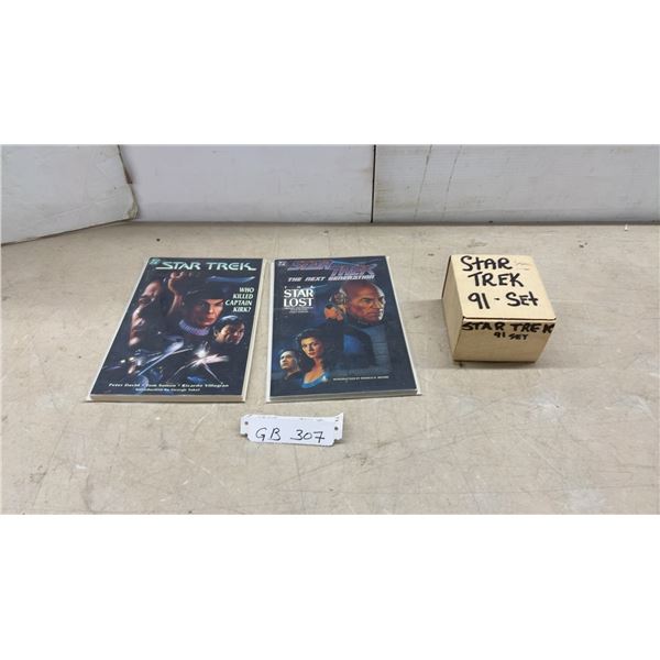 Star Trek DC Comics "Who Killed Captain Kirk?" / "The Star Lost" & 1991 Impel (1-160) Card Set