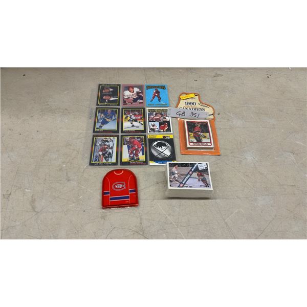 1990 Topps Montreal Canadiens Hockey Cards Pack, 1991 Original 6 Set (1-100), Montreal Gel Pack
