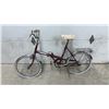 Image 1 : Raleigh Twenty Folding Bicycle, Purple Frame with Chrome Fenders and Rear Rack