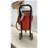Image 2 : Power Fist Portable Sandblaster with Hose and Gun on Two-Wheel Cart