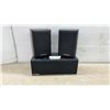 Image 1 : Abstract Acoustics Satellite Speakers Pair with Center Channel Speaker