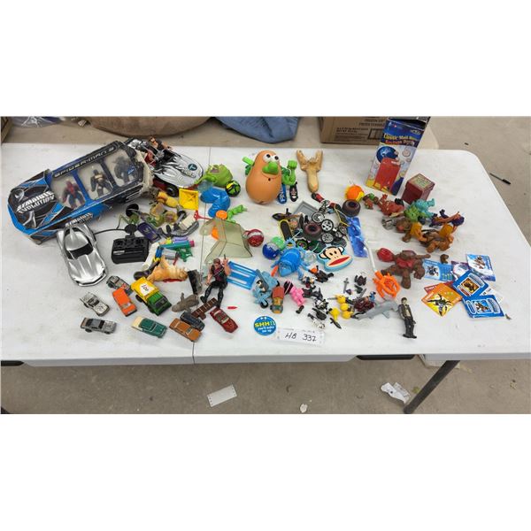 Spider-Man 3 Symbiote Evolution Action Figure Set, Mr. Potato Head, Die-Cast Cars, and More