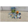 Image 1 : Smurf Figure Collection with Mushroom House and Accessories and More