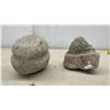Image 5 : Six Grooved Stone Hammer Heads, Approximately 4" to 5" Each