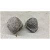 Image 6 : Six Grooved Stone Hammer Heads, Approximately 4" to 5" Each