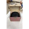 Image 7 : Collection of Vintage 45 RPM Vinyl Records, The Beatles, Ray Price, and Carry Case