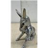 Image 4 : Chrome-Plated Sitting Donkey Hood Ornament