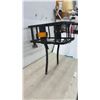 Image 2 : Black Metal Bicycle Rear Rack Cargo Basket with Orange and Red Reflectors