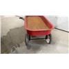 Image 4 : Henry Express Red Metal Pull Wagon with White Wheels