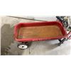 Image 5 : Henry Express Red Metal Pull Wagon with White Wheels
