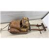 Image 3 : Vintage Pressed Steel Toy Truck Chassis, Wooden Tray and More