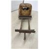 Image 4 : Vintage Pressed Steel Toy Truck Chassis, Wooden Tray and More
