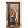 Image 4 : 2 Vintage Framed Picture of a Skater and Harelquin Girl by Eden 7.25 x 16.25