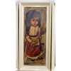 Image 4 : Vintage Pair of Alvaro Bug Eyed Children Frames Art with Original Plastic Frames 1960's. 7.5 x 16.5