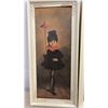 Image 6 : Vintage Pair of Alvaro Bug Eyed Children Frames Art with Original Plastic Frames 1960's. 7.5 x 16.5