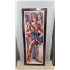 Image 4 : 5 Vintage Pictures Wall Plaques by Mail, Bloomer Girl, Harlequin with Parrot. 4 Are Still Sealed