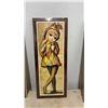 Image 6 : 5 Vintage Pictures Wall Plaques by Mail, Bloomer Girl, Harlequin with Parrot. 4 Are Still Sealed
