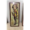 Image 8 : 5 Vintage Pictures Wall Plaques by Mail, Bloomer Girl, Harlequin with Parrot. 4 Are Still Sealed