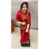 Image 4 : Five Vintage East India Traditional Dolls with Handcrafted Clothing and Wooden Bases