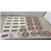 Image 1 : Twenty-Eight Vintage 5-Cent Chocolate Bar Paper Wrappers, Sweetheart Candy and Tasty Food