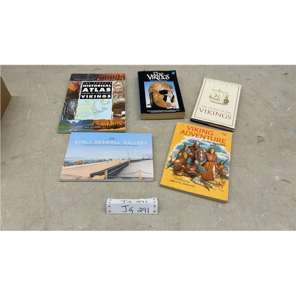Four Books on Vikings, The Gimli Seawall Gallery, The Sayings of Vikings, Penguin Historical Atlas