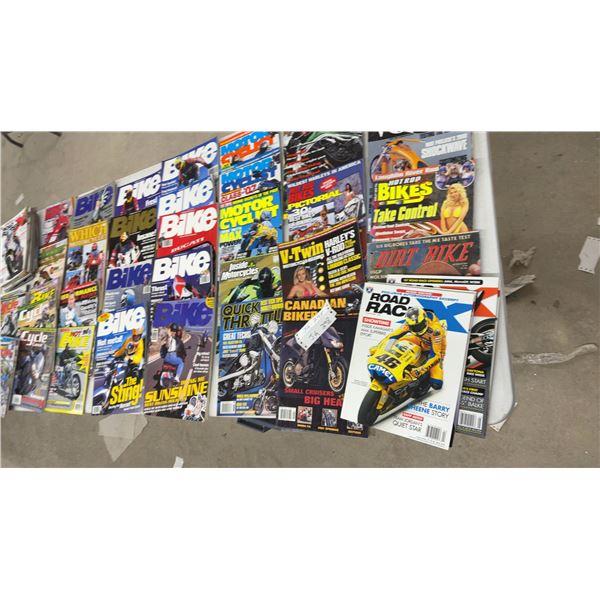 51 Vintage Motorcycle Magazines: Cycle World, Road Race, Canadian Biker, and More