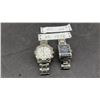 Image 1 : Guess W13307G1 Chronograph Stainless Steel Watch and Guess Rectangular Blue Dial Watch