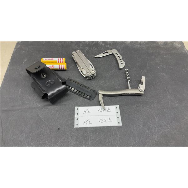 Leatherman Multi-Tool with Bit Kit and Sheath, Folding Knife, Sommelier Corkscrew, and More
