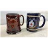 Image 2 : Hornsea Pottery Fox Face Ceramic Tankard, 6 Matching Mugs, CIA Souvenir Mug and More