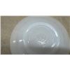 Image 9 : 3 Federal Glass White Milk Glass Mixing Bowls, 4 Iridescent Mugs, Cup with Saucer