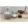 Image 2 : Assorted Ceramic Vases, Milk Glass Compotes, Salt and Pepper Shakers, and More