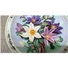 Image 6 : Carl Romanelli Taj Mahal Lovers Plate, & 2 Calla Lilly Garden Collecto Flower Garden Plates