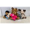 Image 1 : Plush Stuffed Animal Collection Including Gorilla, Moose, Elephant