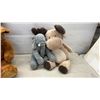 Image 3 : Plush Stuffed Animal Collection Including Gorilla, Moose, Elephant