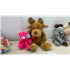 Image 4 : Plush Stuffed Animal Collection Including Gorilla, Moose, Elephant