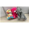 Image 6 : Plush Stuffed Animal Collection Including Gorilla, Moose, Elephant