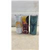 Image 4 : Set of Seven Assorted Printed Insulated Skinny Tumblers with Lids